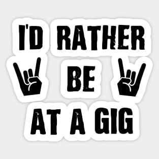 Gigs Sticker